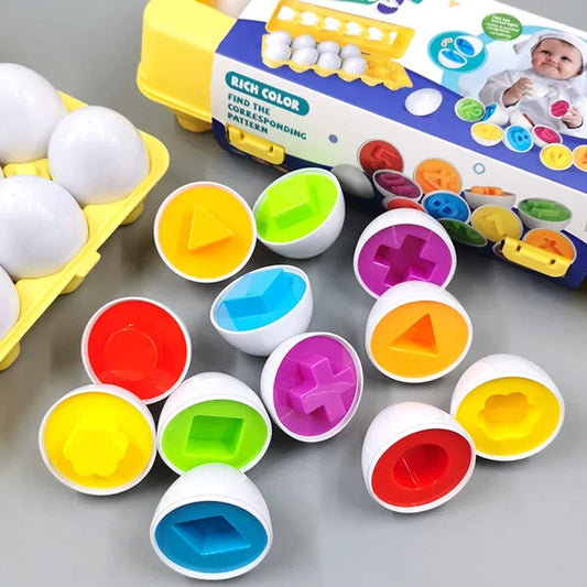 Montessori Geometrie-Ei-Spielzeug