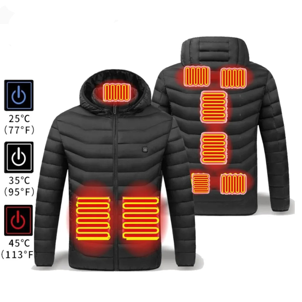 Winterjacke mit Heizfunktion für Damen und Herren