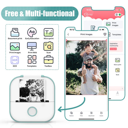 Portable Mini Pocket Printer