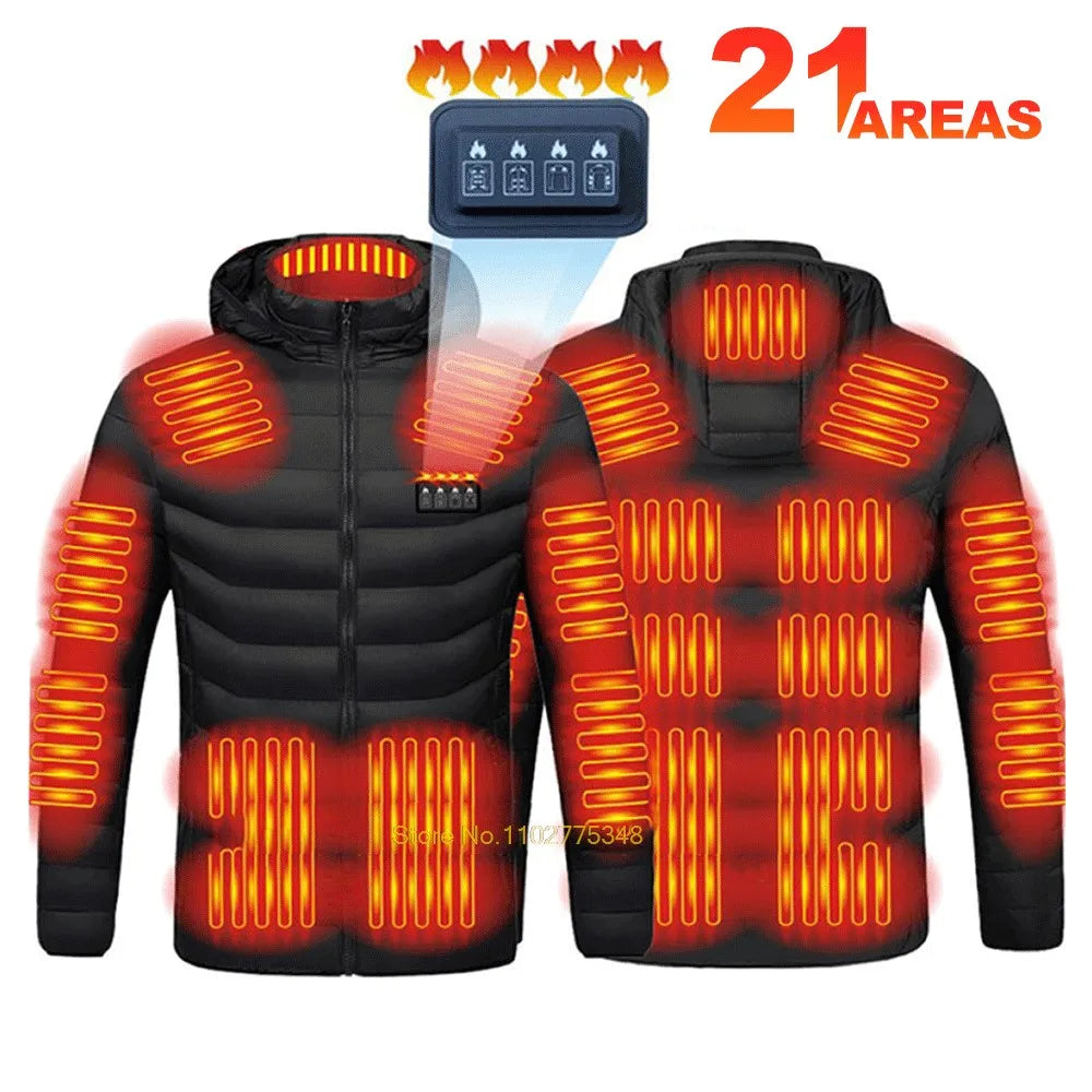  beheizbare Winterjacke für Damen und Herren