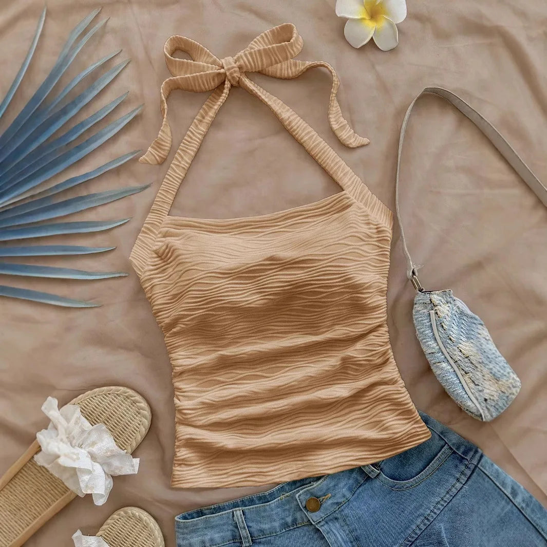 Rückenfreies Strand-Tanktop