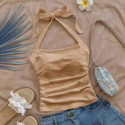 Rückenfreies Strand-Tanktop